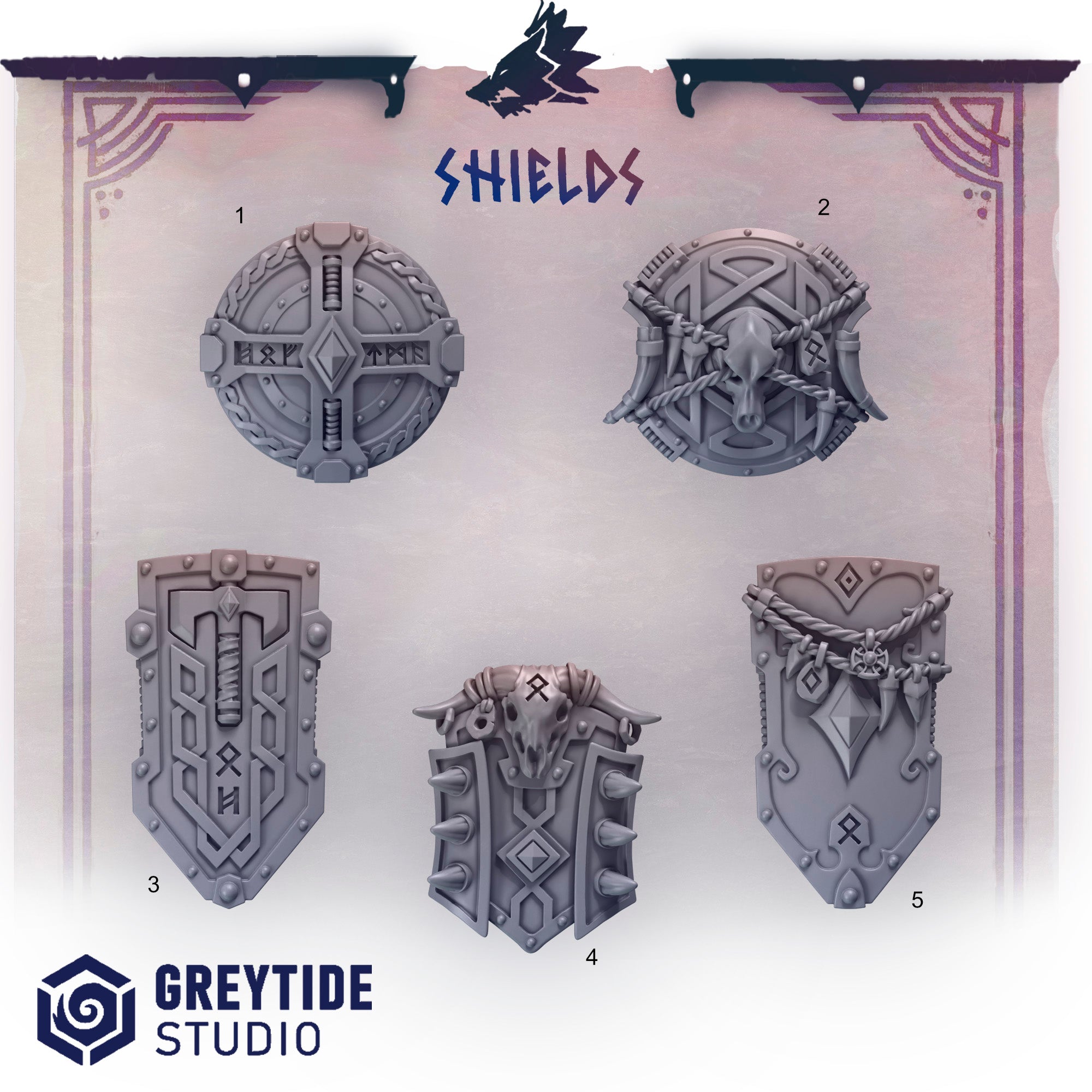 Primal Hounds - 5x Shields