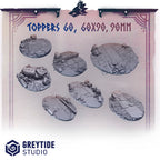 Image of the set of Primal Hounds  - Base Toppers - by Seaside Crow