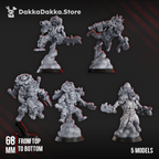 Image of the set of Thunderin Krew - by Seaside Crow