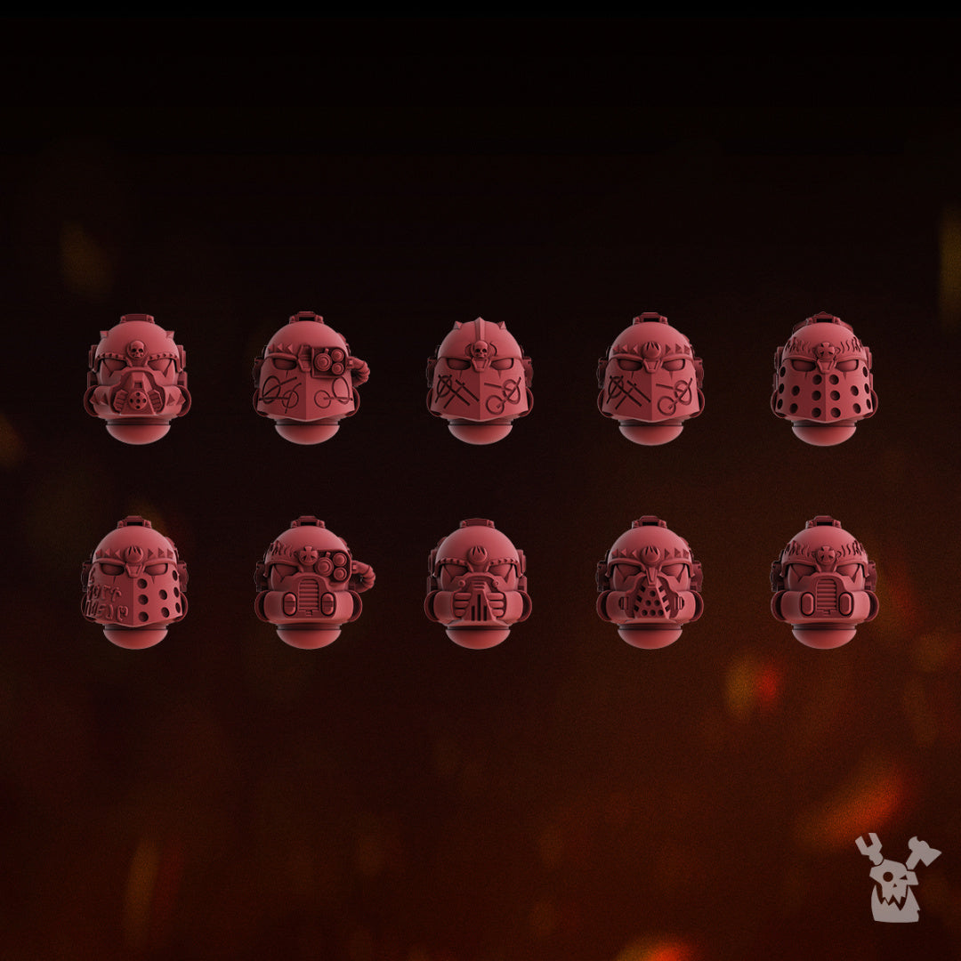 Fire Preachers - 5x Helmets