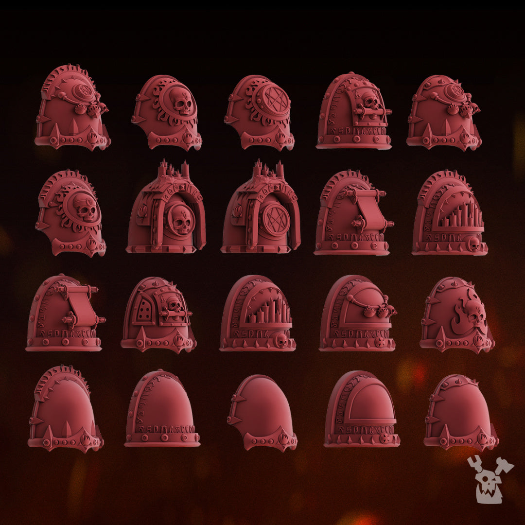 Fire Preachers - 5x Shoulder Pads