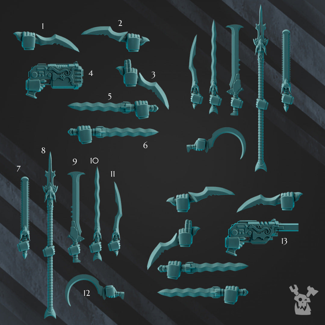 Scylla Legion - 5x Scylla Weapons